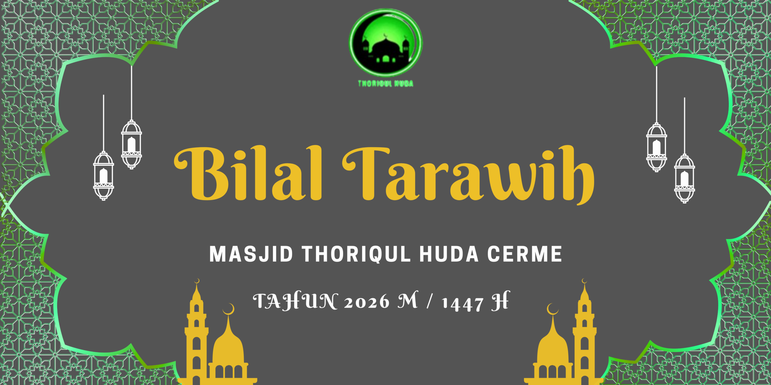 Jadwal Bilal Tarawih Tahun 2026 M / 1447 H